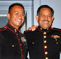 GySgt. Demetrio J. Joe Espinosa, Jr. and Demetrio J. Espinosa, Sr.