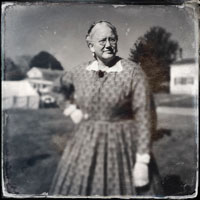 Elizabeth Kelley Kertstens in costume.